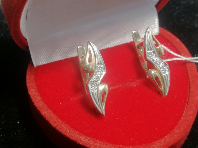 Серьги золотые