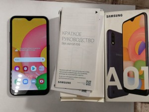Мобильный телефон Samsung А01 16гб