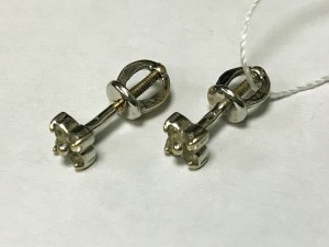 Серьги золотые