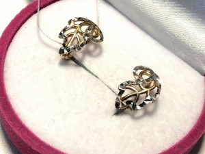 Серьги золотые