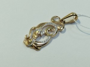 Подвеска Рыбы золотая