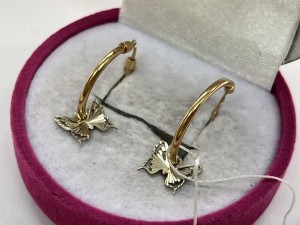 Серьги золотые