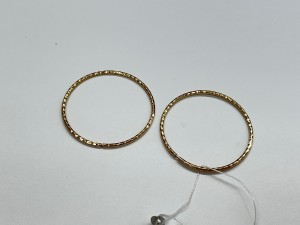 Серьги золотые