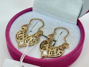 Серьги золотые