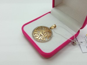 Подвеска золотая