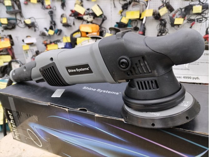Полировальная машинка эксцентриковая DA15 Polisher, 125 мм, ход 15 мм, Shine Systems