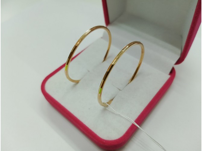 Серьги золотые