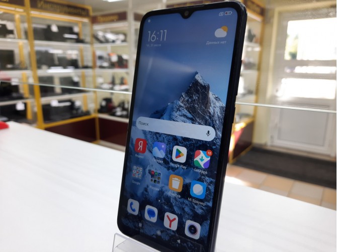 Мобильный телефон Xiaomi, Redmi 9A, 32 ГБ, черный, 2 ГБ