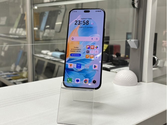 Мобильный телефон HONOR, 200 Lite, 256 ГБ, черный, 8 ГБ