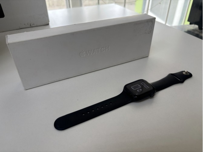 Часы Apple watch 9, 41mm Унисекс, Чёрный, Силикон