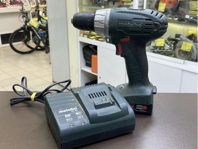 Шуруповерт, Metabo, BS 12, Аккумуляторный, 12.0
