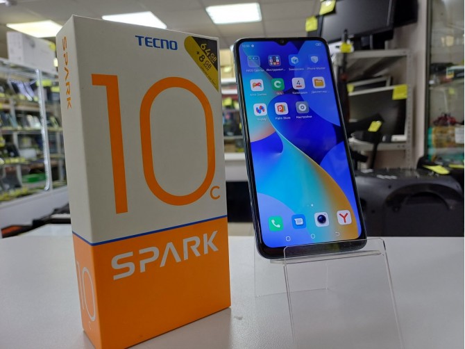 Мобильный телефон TECNO, Spark 10c, 4/64GB