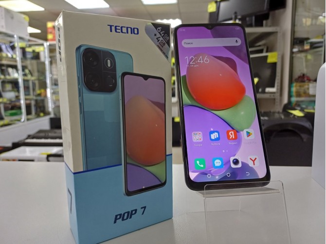 Мобильный телефон TECNO, Pop 7, 2/64GB