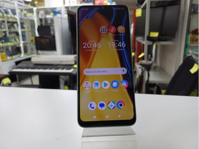 Мобильный телефон Xiaomi, Poco C40, 64 ГБ, зеленый