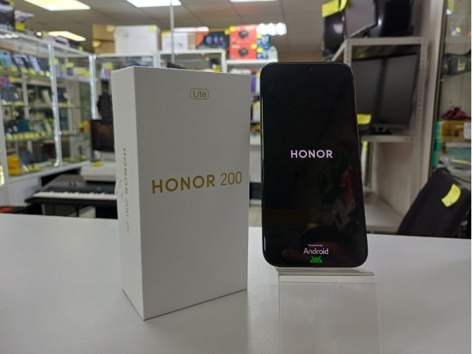 Мобильный телефон HONOR, 200 Lite, 256 ГБ, черный