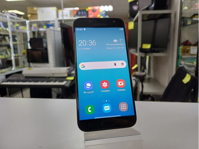 Мобильный телефон Samsung, Galaxy J7 (2017), 16 ГБ, черный, 3 ГБ