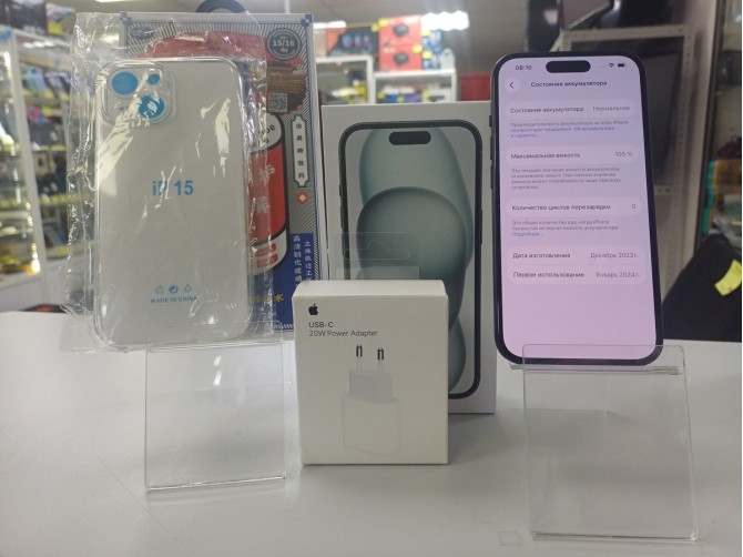 Мобильный телефон Apple, iPhone 15, 512 ГБ, черный