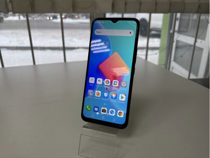 Мобильный телефон TECNO, Spark 8C, 64 ГБ, серый