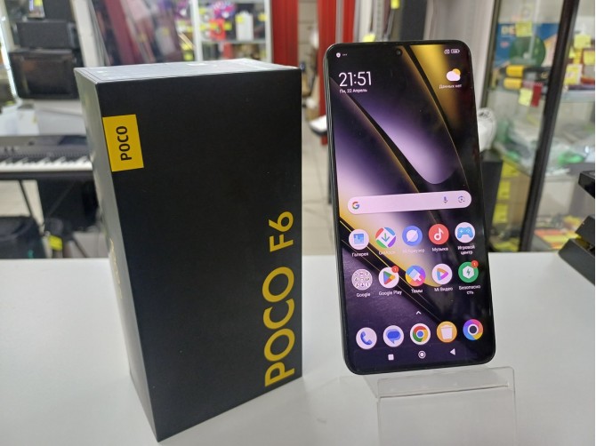 Мобильный телефон Xiaomi, Poco F6, 512 ГБ, черный