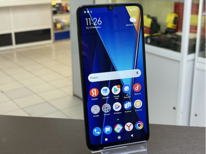Мобильный телефон Xiaomi, Poco C65, 128 ГБ, черный, 6 ГБ, Без дефектов, Без дефектов