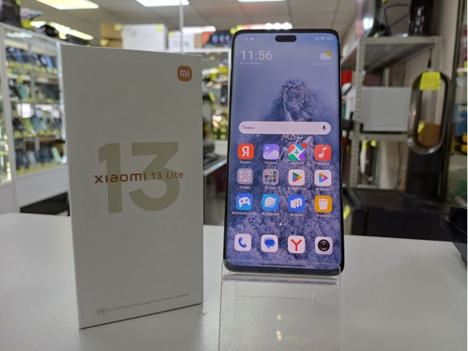 Мобильный телефон Xiaomi, 13 Lite, 8/256 ГБ, черный