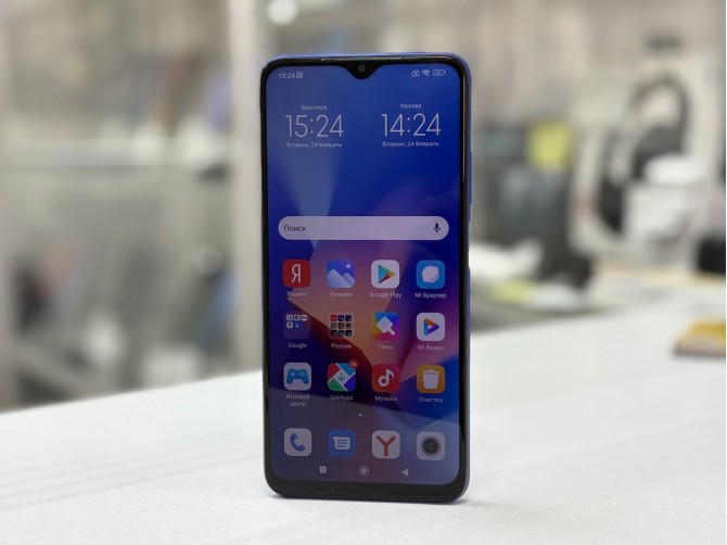 Мобильный телефон Xiaomi, Redmi 9T, 128 ГБ, синий