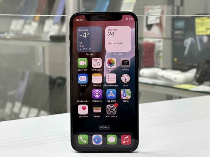 Мобильный телефон Apple, iPhone 12 mini, 64 ГБ, черный