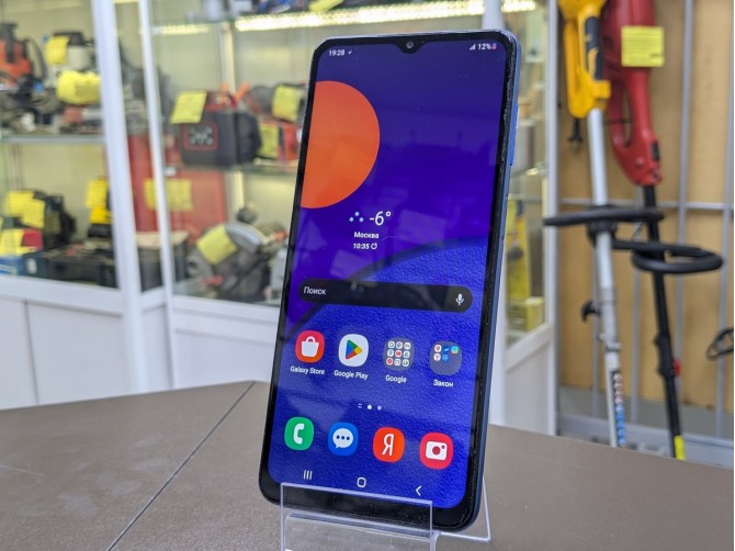 Мобильный телефон Samsung, Galaxy M12, 64 ГБ, синий