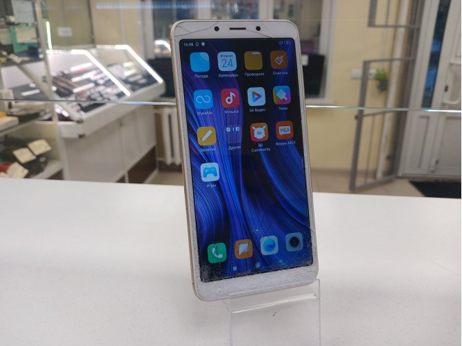 Мобильный телефон Xiaomi, Redmi 6A, 16 ГБ, золотистый