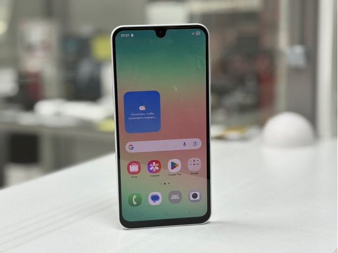 Мобильный телефон Samsung, Galaxy A26, 128 ГБ, белый