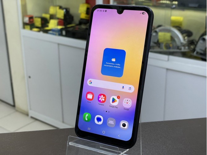 Мобильный телефон Samsung, Galaxy A25, 128 ГБ, синий
