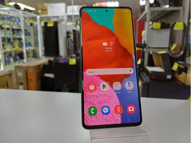 Мобильный телефон Samsung, Galaxy A51, 64 ГБ, черный