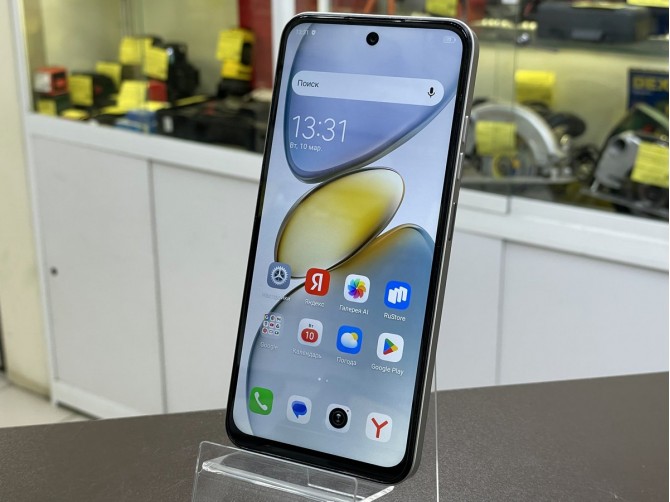 Мобильный телефон TECNO, Spark Go 1, 128 ГБ, белый