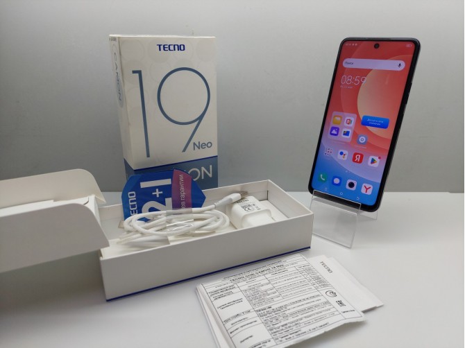 Мобильный телефон TECNO, Camon 19 Neo, 128 ГБ, черный