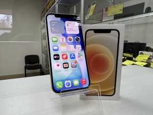 Мобильный телефон Apple, iPhone 12, 128 ГБ, белый, 4 ГБ, Без дефектов, Без дефектов