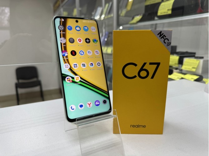 Мобильный телефон realme, C67, 128 ГБ, зеленый