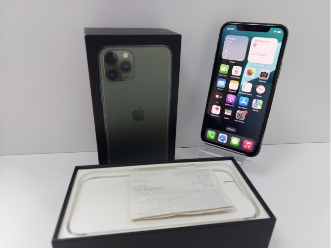 Мобильный телефон Apple, iPhone 11 Pro, 256 ГБ, зеленый