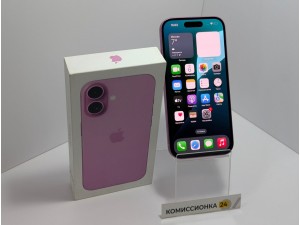 Мобильный телефон Apple, iPhone 16, 128 ГБ, розовый