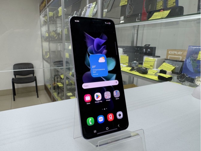 телефон Samsung, Galaxy Z Flip3, фиолетовый 8\128