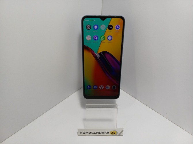 Мобильный телефон realme, C30, 64 ГБ, голубой