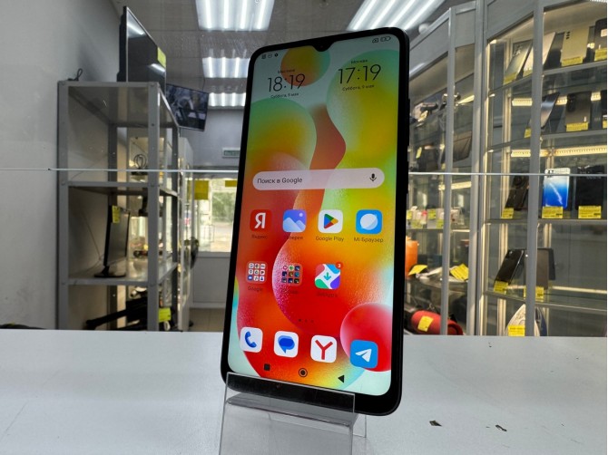 Мобильный телефон Xiaomi, Redmi 12C, 128 ГБ, черный