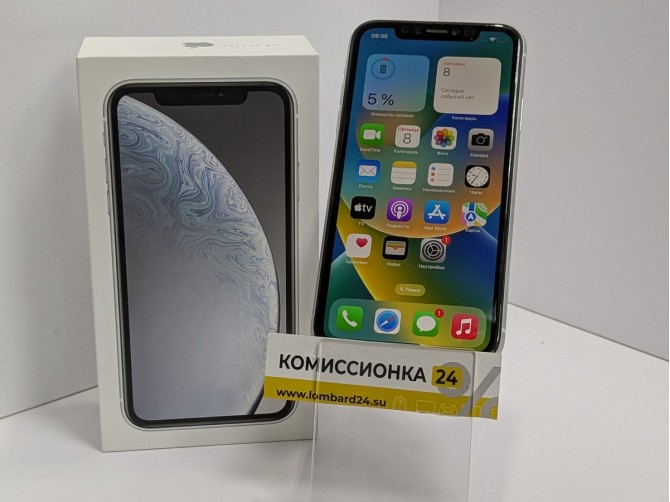 Мобильный телефон Apple, iPhone Xr, 64 ГБ, белый