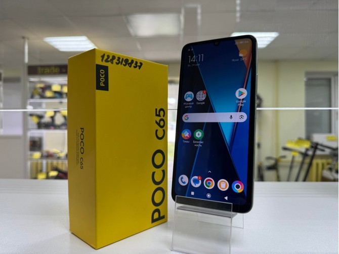 Мобильный телефон Xiaomi, Poco C65, 256 ГБ, зеленый