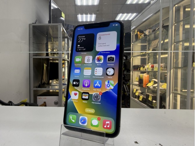 Мобильный телефон Apple, iPhone X, 64 ГБ, серый