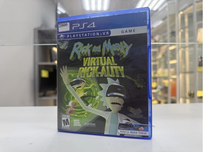 Диск PS4 RICK AND MORTY VIRTUAL RICK-ALITY