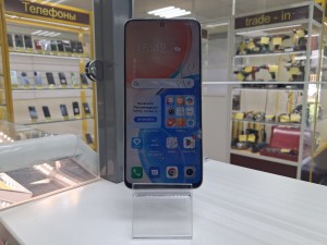 Мобильный телефон Honor, X8, 128 ГБ, серебристый ьрещины на дисплее