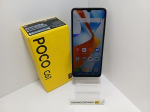 Мобильный телефон Xiaomi, Poco C61, 64 ГБ, черный, 3 ГБ, Мелкие царапины, 1–2 мелкие царапины
