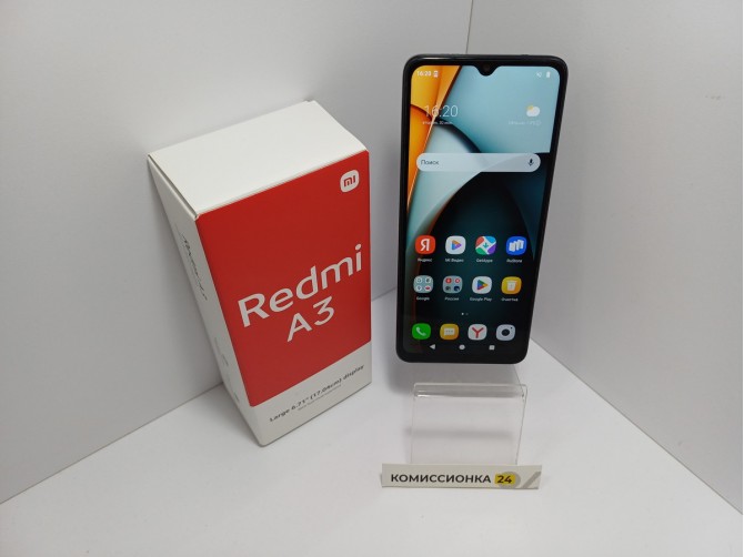 Мобильный телефон Xiaomi, Redmi A3, 128 ГБ, черный
