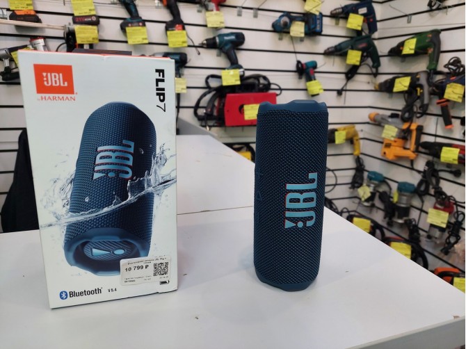 Портативная колонка JBL Flip 7, синий