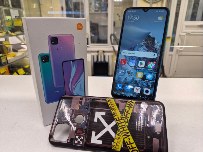 Мобильный телефон Xiaomi, Redmi 9C (NFC), 32 ГБ, зеленый